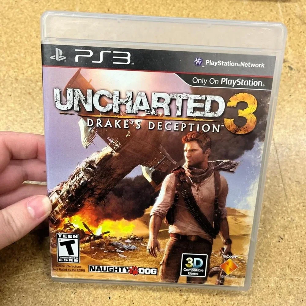 Uncharted 3: Drake's Deception (Sony PlayStation 3, 2011) PS3 Complete in Box